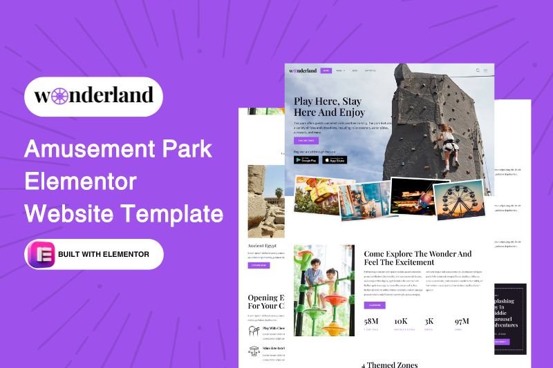 Amusement Park Elementor Website Template
