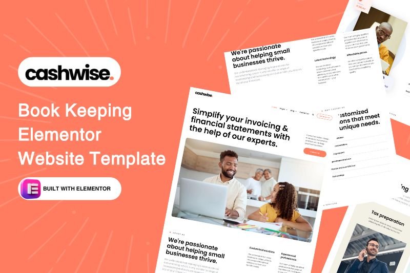 Book Keeping Elementor Website Template