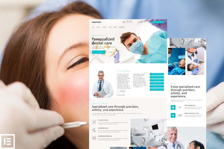 Dental clinic elementor website template