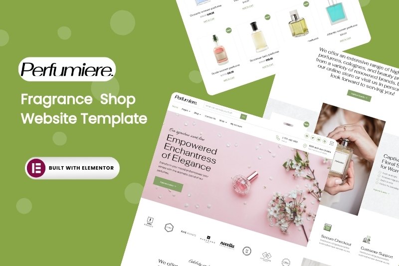 Fragrance Shop Website Template