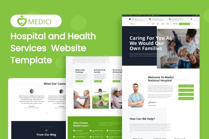Health Services elementor Website Template