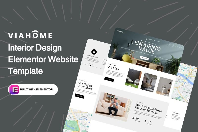 Interior Design Elementor Website Template
