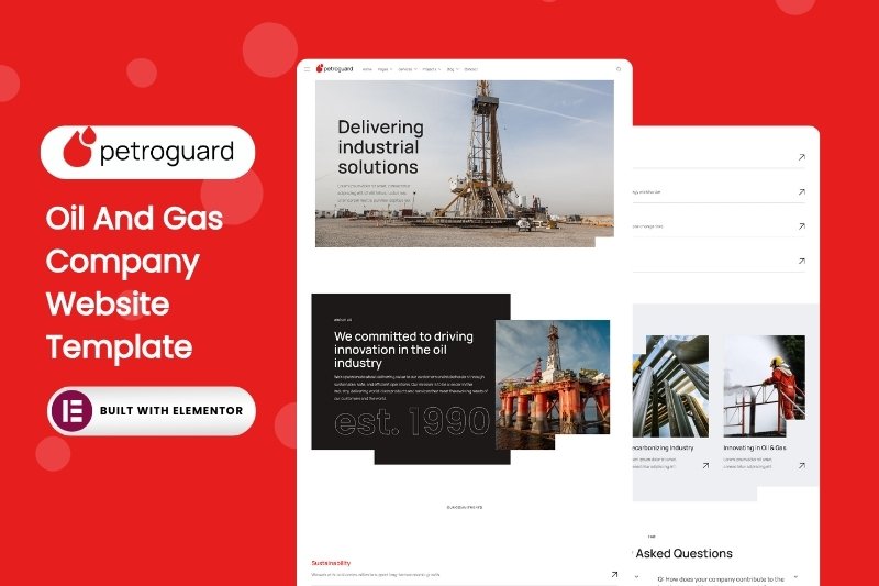 oil and gas companies websites