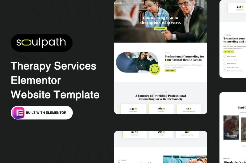 Therapy Services Elementor Website Template