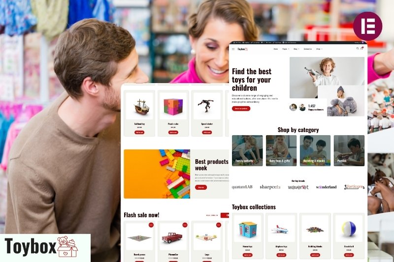 toy store woocommerce website template