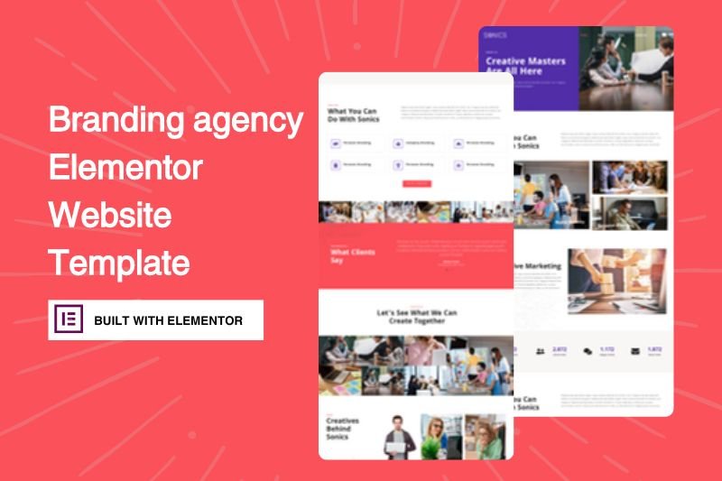 Branding Agency Elementor Website Template
