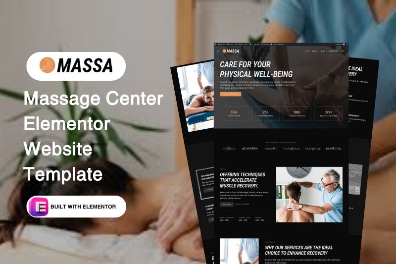Massage Center Elementor Website Template