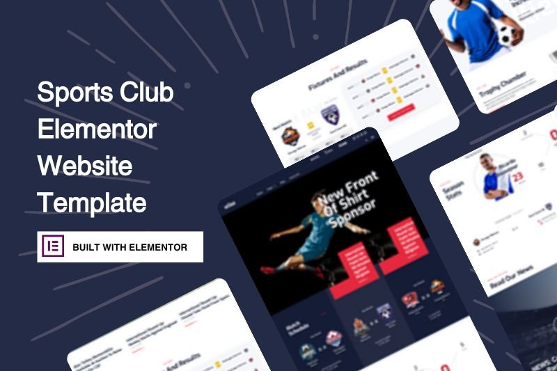 Sports Club Elementor Website Template