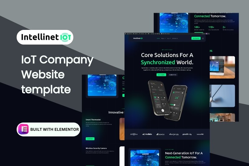 Iot Company Website template