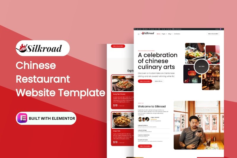 Chinese Restaurant Website Template