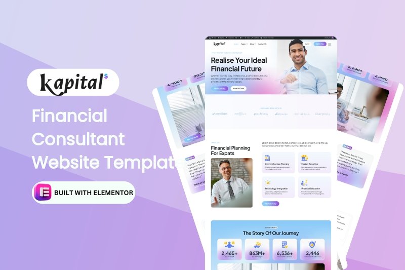 Financial Consultant Website Template