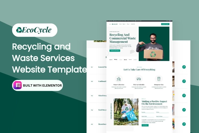 Recycling and Waste Services Website Template